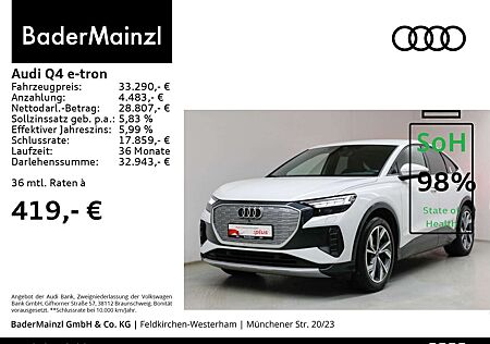 Audi Q4 e-tron Sportback 40 HUD Matrix Virtual Kam.