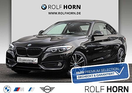 BMW 220 i Coupe Sport Line Autom Navi LED RFK PDC SHZ