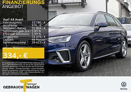 Audi A4 40 TFSI S LINE NAVI+ MATRIX KAMERA LM18