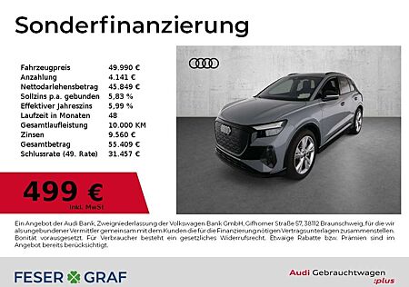 Audi Q4 e-tron 45 quattro B&O/Pano/Kamera/Wärmepumpe/Sonos/AZV