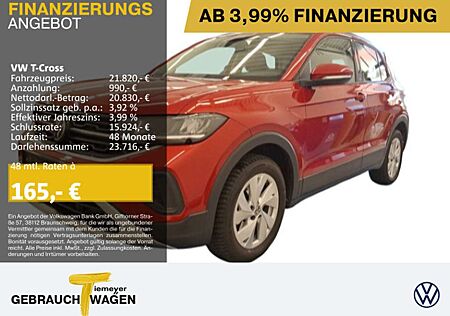 VW T-Cross Volkswagen 1.0 TSI LIFE NAVI LED SITZH VIRTUAL