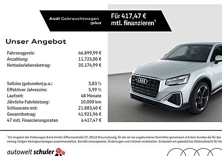 Audi Q2 40 2.0 TFSI quattro S-line Navi RFK ACC CarPlay M