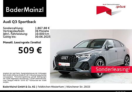 Audi Q3 45 TFSIe S line AHK Nav SHZ Virtual
