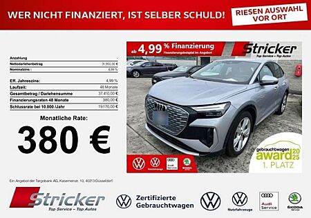 Audi Q4 e-tron S-Line quattro 220/77 380,-ohne Anzahlung Navi Ka