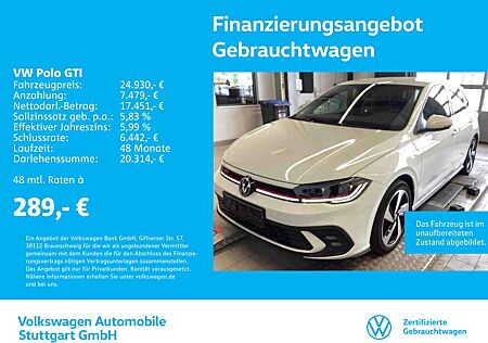 VW Polo GTI Volkswagen DSG Navi Kamera Tempomat