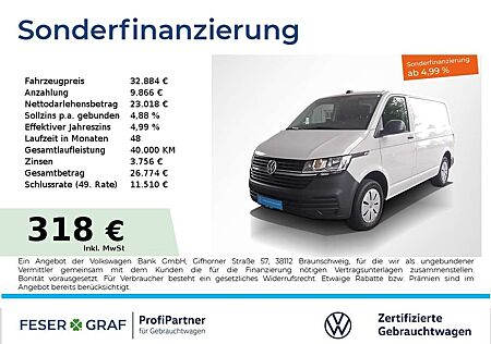 VW T6 Transporter Volkswagen T6.1 Transporter 6.1 Kasten 2.0 TDI PDC Klimaanlage Heckklappe