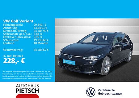 VW Golf Variant Volkswagen Golf VIII Variant 2.0 TDI R-Line Matrix Pano