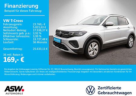VW T-Cross Volkswagen Life 1.0 TSI LED Navi SHZ PDC VC ACC AHK
