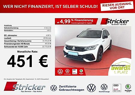 VW Tiguan Volkswagen R 2.0TSI 4Motion DSG 451,-ohne Anzahlung App-Conn
