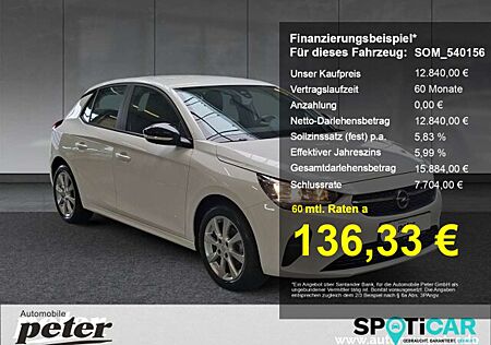 Opel Corsa F 1.2 Edition Klima Sitzheizung Allwetter
