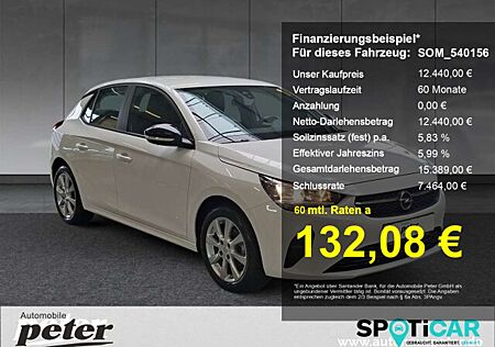 Opel Corsa F 1.2 Edition Klima Sitzheizung Allwetter