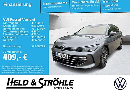 VW Passat Variant Volkswagen Elegance 2.0 TDI LEDER PANO STHZ