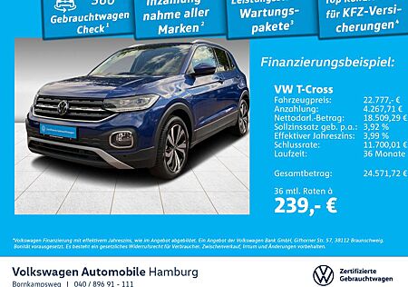 VW T-Cross Volkswagen 1.0 TSI Style DSG Navi LED ACC Sitzhzg