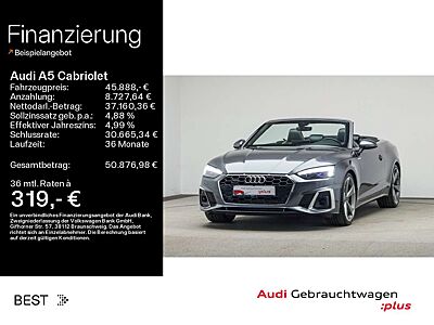 Audi A5 A5 Cabrio S line 45 TFSI qu. Matrix*B&O*Assist*
