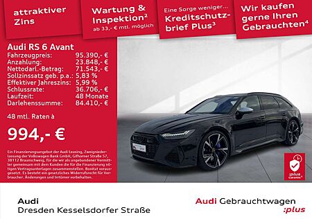 Audi RS6 4.0 TFSI Q. HUD Pano LED AHZV