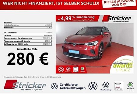 VW ID.4 Volkswagen Pro Performance 150/77 280,-ohne Anzahlung IQ.Lig