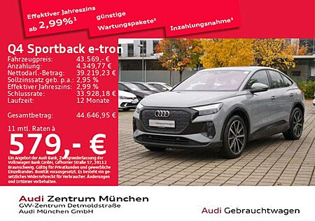 Audi Q4 e-tron gebraucht kaufen Audi Q4 e-tron 50 qu. Pano/SONOS/Leder