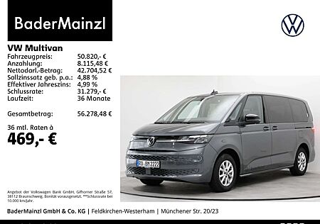VW T7 Multivan Volkswagen LR 2.0 TDI DSG Life AHK SHZ Kam 7-S.