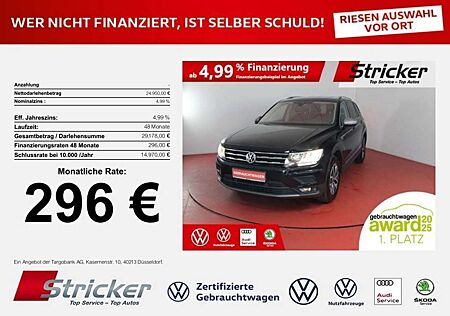 VW Tiguan Allspace Volkswagen Comf. 2.0TDI 296,-ohne Anzahlung Navi App-Connect