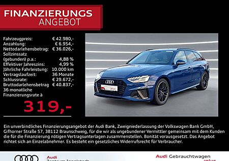 Audi A4 Avant 35 TDI MATRIX AHK ACC NAVI 18" S line