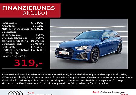 Audi A4 Avant 35 TDI MATRIX AHK ACC NAVI 18" S line