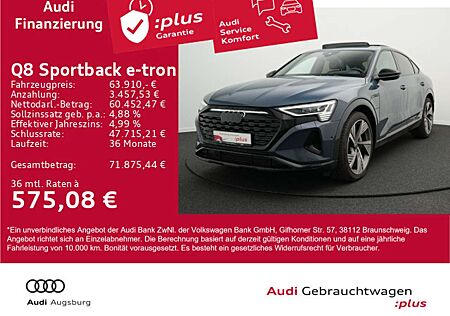 Audi Q8 e-tron 55 114 kW/h*PANO*AHK*8-fach