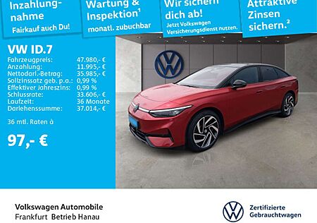 VW ID.7 Volkswagen Pro S Navi AHK IQ.LIGHT - LED-Matrix-Schein