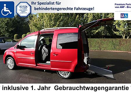 VW Caddy Volkswagen Highline 2,0 TDI DSG*rollstuhlgerecht*Wenderampe*