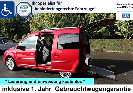 VW Caddy Volkswagen Highline 2,0 TDI DSG*rollstuhlgerecht*Wenderampe*