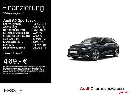 Audi A3 30 TFSI advanced*NAVI-PLUS*KAMERA*A