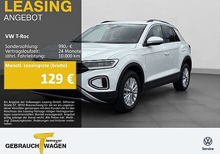 VW T-Roc Volkswagen 1.0 TSI LIFE NAVI LED SITZHZG PDC