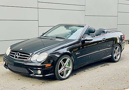 Mercedes-Benz CLK 63 AMG Cabrio 7G-TRONIC.Black in black,E-Sitze