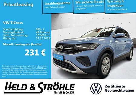 VW T-Cross gebraucht kaufen VW T-Cross Volkswagen Life 1.0 TSI AHK LED PDC SHZ APP DAB+