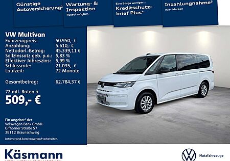 VW T7 Multivan Volkswagen 2.0TDI LR AppCon LED GRA PDC MFL