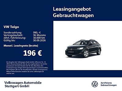 Volkswagen Taigo Life 1.0 TSI Navi Kamera