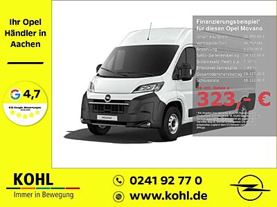Opel Movano Kasten L3H2 3.5T D 140PS AHK Klimaautom Allwetter