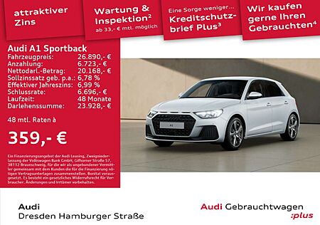 Audi A1 25TFSI Advanced LED Navi Rückkamera