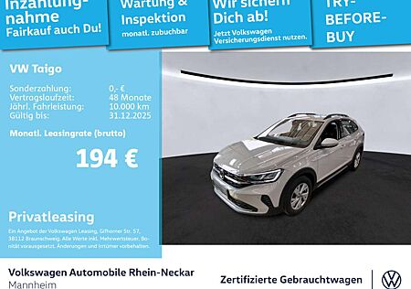 VW Taigo Volkswagen 1.0 TSI LED Klima Einparkhilfe Digitaltach