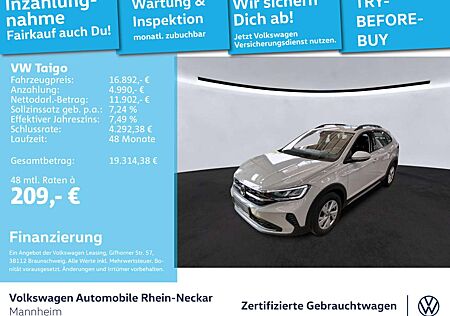 VW Taigo Volkswagen 1.0 TSI LED Klima Einparkhilfe Digitaltach