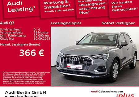 Audi Q3 advanced 35 TFSI S tr. LED AHK STDHZG NAVI