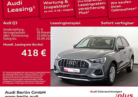 Audi Q3 advanced 35 TFSI S tr. LED AHK STDHZG NAVI