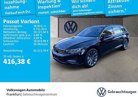VW Passat Variant Volkswagen 2.0 TDI DSG Business Navi RearVie
