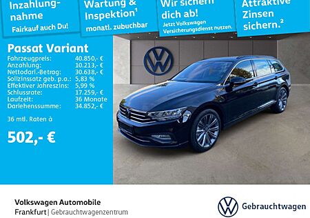 VW Passat Variant Volkswagen 2.0 TDI DSG Business Navi RearVie