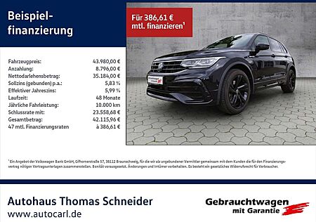 VW Tiguan Volkswagen R line 2.0TSI 4M DSG IQ.Light/AHK/Black/ACC/3-Zon