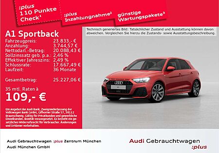 Audi A1 25 TFSI S tronic S line Virtual/LED