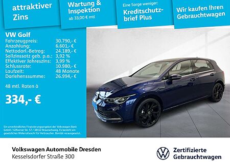 VW Golf Volkswagen VIII 1.5 TSI DSG Style AHZV Kamera LED Navi