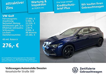 VW Golf Volkswagen VIII 1.5 TSI DSG Style AHZV Kamera LED Navi
