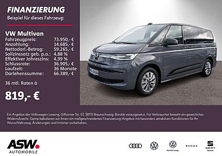VW T7 Multivan Volkswagen Life 2,0 TDI SCR DSG lang 7-Sitzer AHK