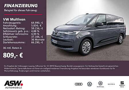 VW T7 Multivan Volkswagen Life 2,0 TDI SCR DSG lang 7-Sitzer AHK