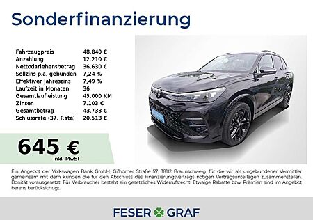 VW Tiguan Volkswagen 2.0 TDI 4M R-Line Black AHK Matrix Pano